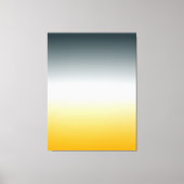 Toile ORANGE WHITE BLUEGREEN Gradient original Canvas L (Recto)