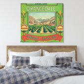 Toile Orangedale Orange LabelRedlands, CA (Insitu(Chambre))