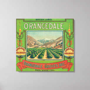 Toile Orangedale Orange LabelRedlands, CA