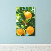 Toile Oranger en fruits (Insitu (Plancher de Bois))