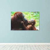 Toile Orangutan (Insitu (Plancher de Bois))