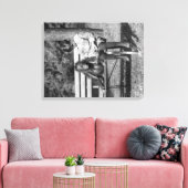 Toile Orangutan et garçon dans le zoo national (Insitu(Salon))