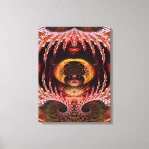 Toile Orb Spirit Arbre Fractal Art Imaginaire Enveloppé