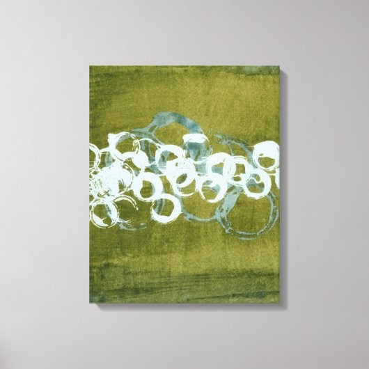 Toile Orbes vertes I (Recto)