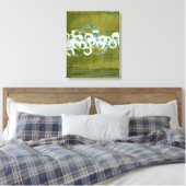 Toile Orbes vertes I (Insitu(Chambre))