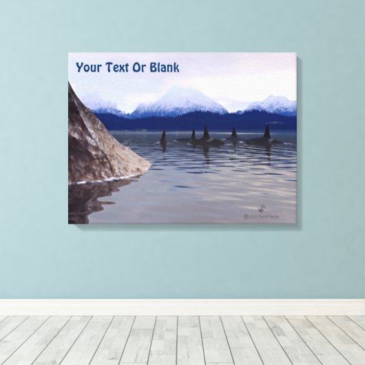 Toile Orca d'eau foncée (Insitu (Plancher de Bois))