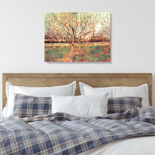 Toile Orchard en Fleur, Plum Trees par Vincent van Gogh (Insitu(Chambre))