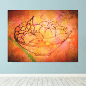 Toile Orchard Mélange : Harmonie fruitée sur (Insitu (Plancher de Bois))