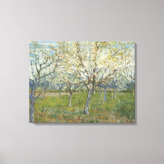 Toile Orchard Van Gogh avec Apricot en fleurs (Recto)