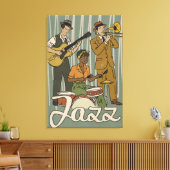 Toile Orchestre de Jazz (Insitu(Salon))