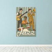 Toile Orchestre de Jazz (Insitu (Plancher de Bois))