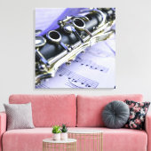 Toile Orchestre de musique Clarinet Sheet (Insitu(Salon))
