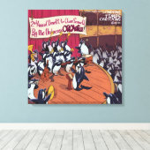 Toile Orchestre d'orques drôle (Insitu (Plancher de Bois))