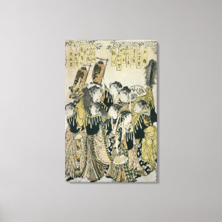 Toile Orchestre japonais, école Tosa