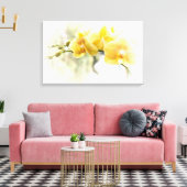 Toile Orchidée à papillon jaune sous le soleil (Insitu(Salon))
