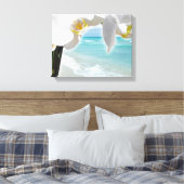 Toile Orchidée Aqua Beach (Insitu(Chambre))