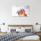 Toile Orchidée blanche avec violet et jaune (Insitu(Chambre))