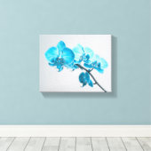Toile orchidée bleue (Insitu (Plancher de Bois))