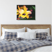 Toile Orchidée jaune et Brown (Insitu(Chambre))