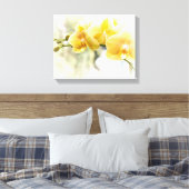 Toile Orchidée papillon jaune au soleil (Insitu(Chambre))