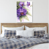 Toile Orchidée pourpre botanique (Insitu(Chambre))