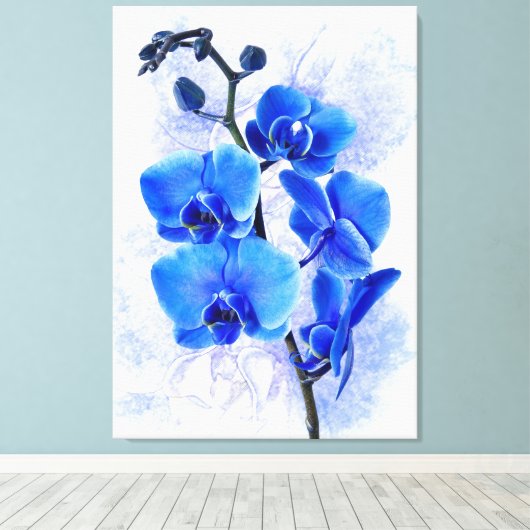 Toile Orchidées (Insitu (Plancher de Bois))