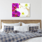 Toile Orchidées blanches tropicales numéro trois (Insitu(Chambre))