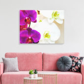 Toile Orchidées blanches tropicales numéro trois (Insitu(Salon))