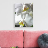 Toile Orchidées Blancs (Insitu(Salon))