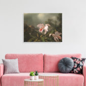 Toile Orchidées de la jungle et colibris (Insitu(Salon))
