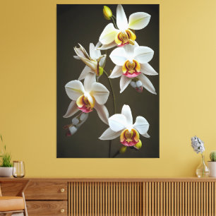 Toile Orchidées Dendroium
