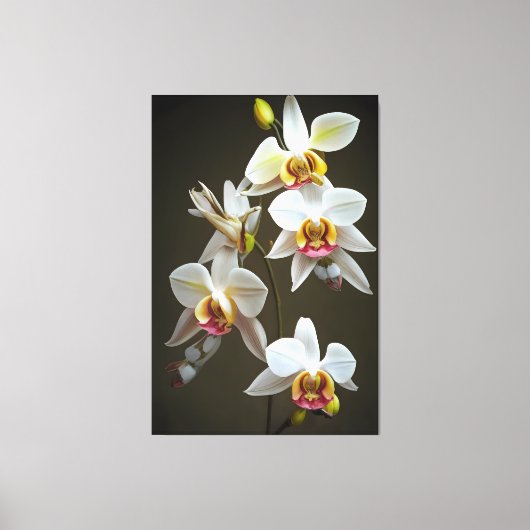 Toile Orchidées Dendroium (Recto)
