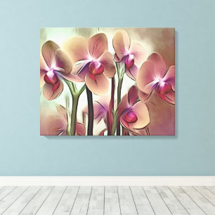 Toile Orchidées Design Moderne