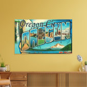 Toile Oregon City, OregonGrandes lettres ScènesVille, OU (Insitu(Salon))