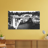 Toile Oregon City, OU pont routier sur Willamette (Insitu(Salon))