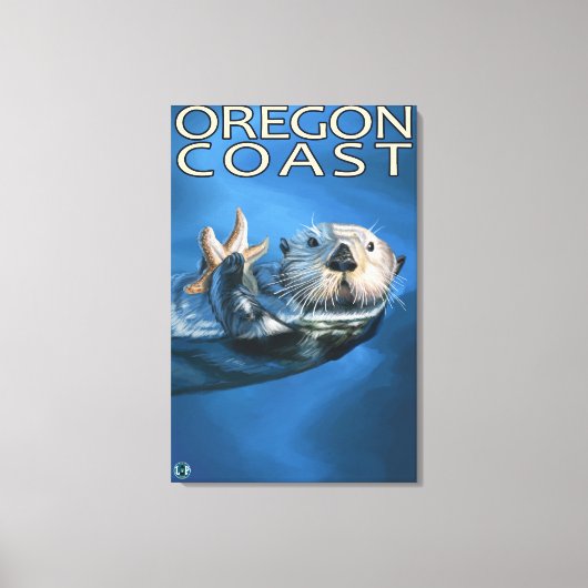 Toile Oregon Coast Sea Otter (Recto)
