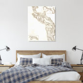 Toile Oregon Washington Colombie-Britannique (Insitu(Chambre))