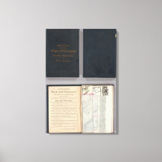 Toile Oregon, Washington, Idaho, Montana (Recto)