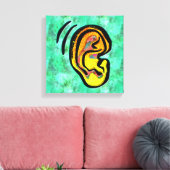 Toile Oreille humaine (Insitu(Salon))