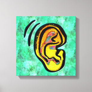 Toile Oreille humaine