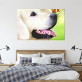 Toile Oreiller À Lancer Du Labrador Et Du Papillon (Insitu(Chambre))