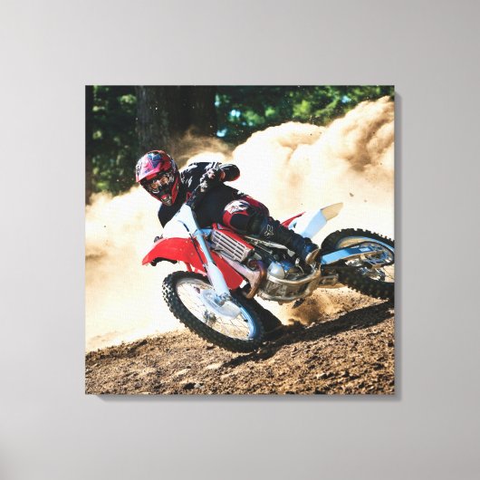 Toile oreiller de motocross (Recto)