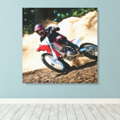 Toile oreiller de motocross (Insitu (Plancher de Bois))
