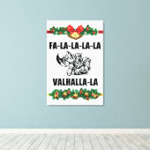 Toile Oreiller de Noël Valhalla Thaillow (Insitu (Plancher de Bois))