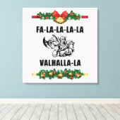 Toile Oreiller de Noël Valhalla Thaillow (Insitu (Plancher de Bois))