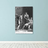 Toile Oreste et Pyrrhus (Insitu (Plancher de Bois))