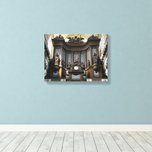 Toile Organe de Saint-Sulpice (Insitu (Plancher de Bois))