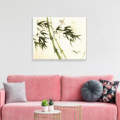 Toile Oriental painting, bamboo branches (Insitu(Salon))