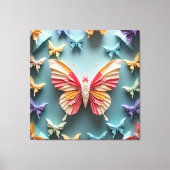 Toile Origami papillon (Recto)