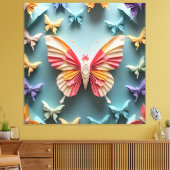 Toile Origami papillon (Insitu(Salon))